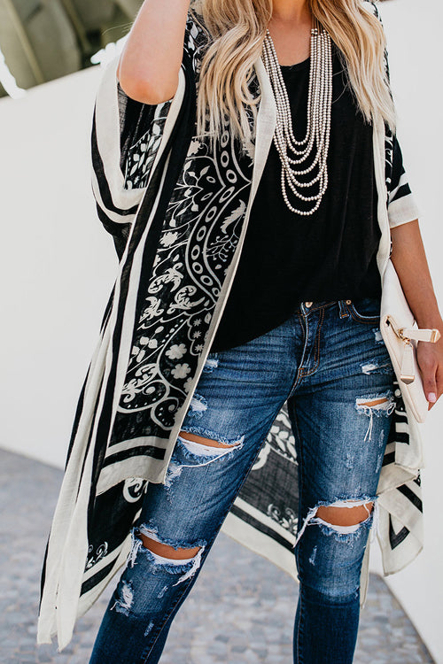 Heat Wave Boho Print Kimono - 3 Colors