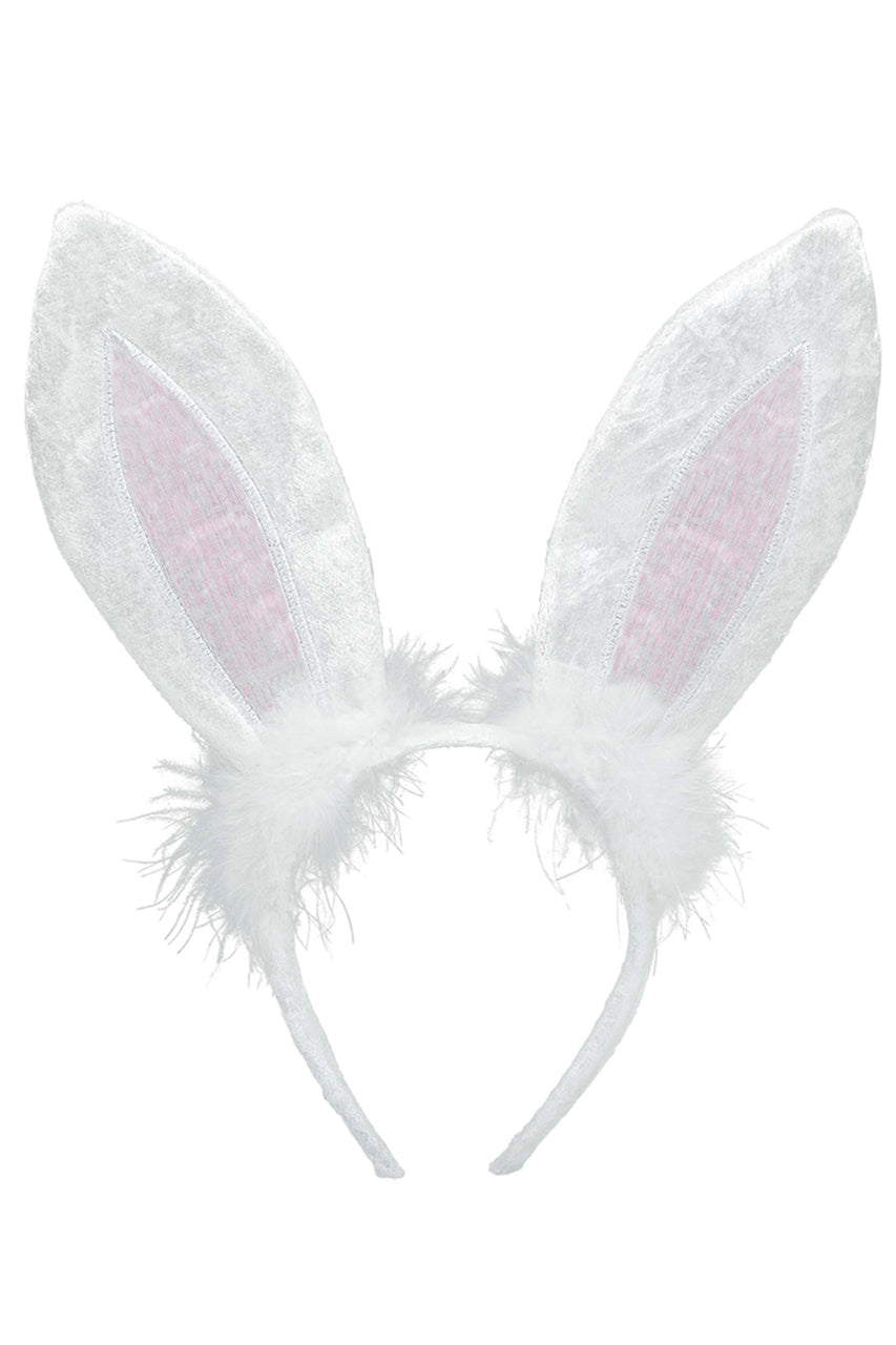 White Velvet Bunny Ears