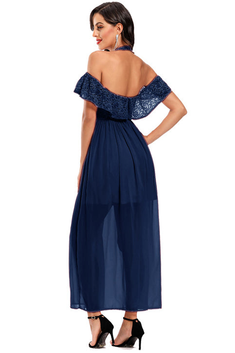 Fabulous Lace Off-the-shoulder Midi Prom Dress