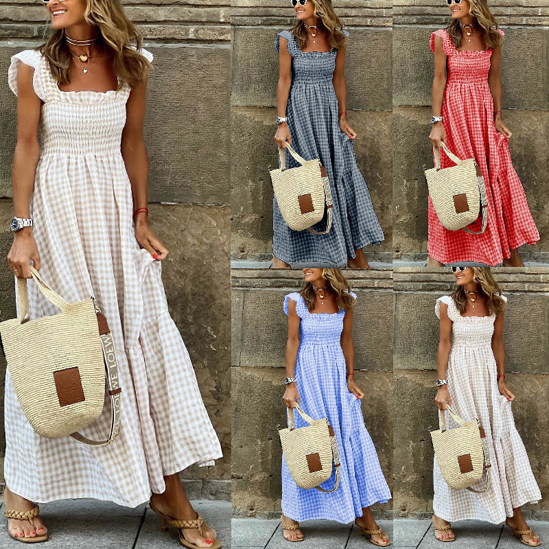 Solid Backless Off the Shoulder A Line Dresses