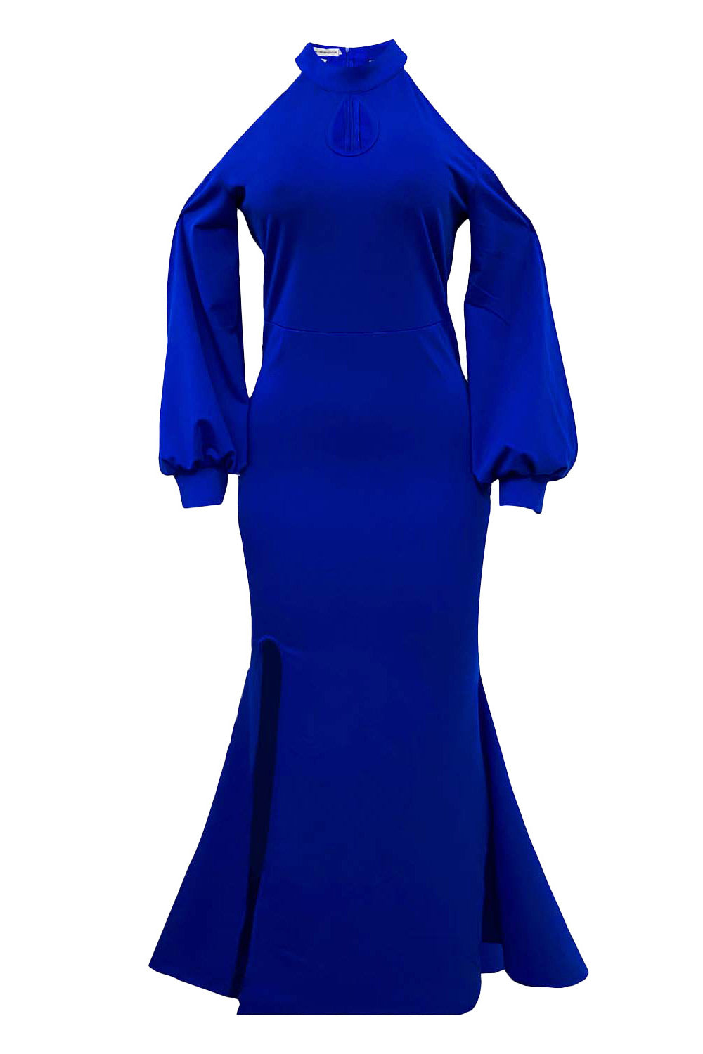 Sexy Purple Cut Out Long Sleeve Evening Formal Dresses