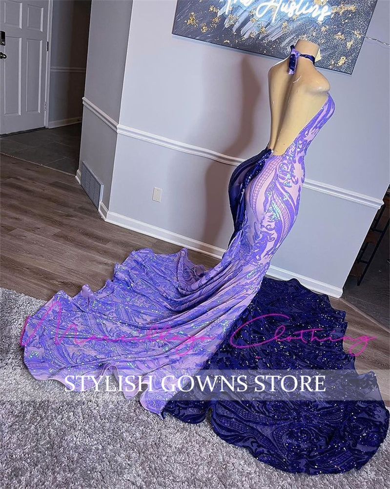 Charming Sleeveless Collage Colour Mermaid Prom Dress