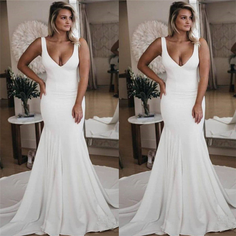 Classic FLower Appliques Sweetheart Wedding Dresses Sleeveless