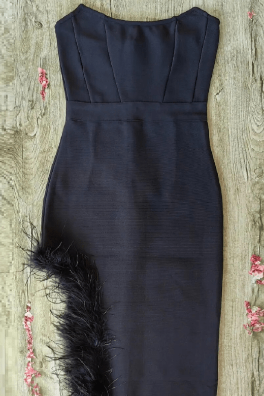 Erin Bodycon Midi Dress - Classic Black