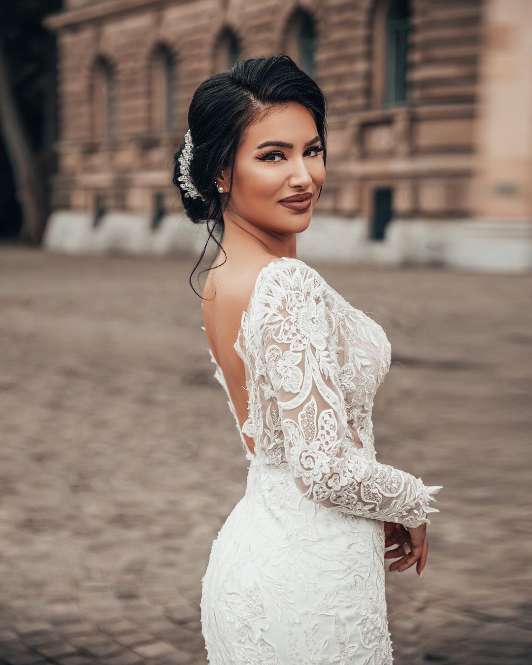 Lace Mermaid Wedding Dress Long Sleeves On Sale