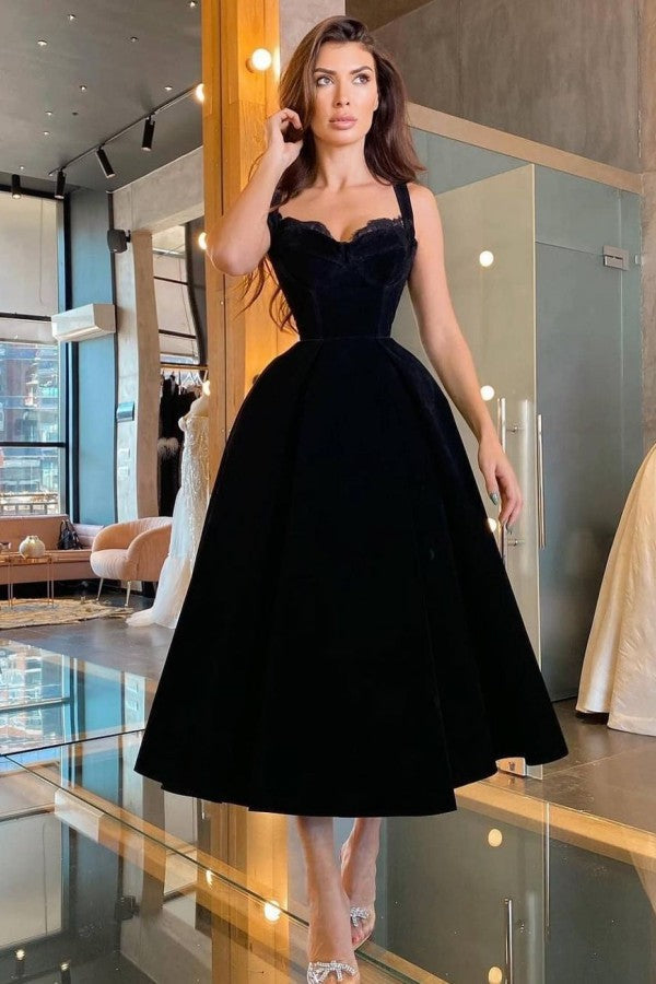 Little Black Dress Halter Sleeveless Prom Dress On Sale